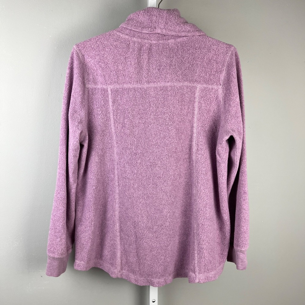Hugs from Soft Surroundings Fleece Pullover Womens L Lilac Purple Pullover - Picture 4 of 5